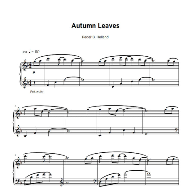 Autumn Leaves - Sheet Music