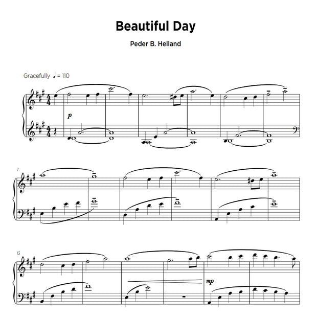 Beautiful Day - Sheet Music