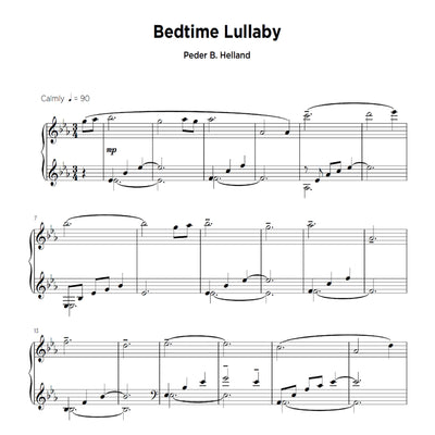 Bedtime Lullaby - Sheet Music