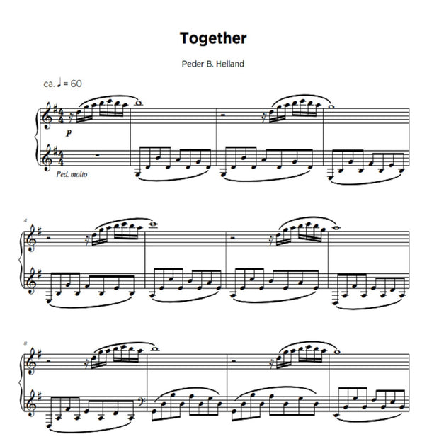 Peder B. Helland - Sheet Music for Solo Piano [Digital]