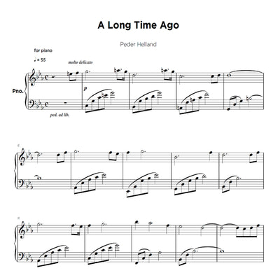 A Long Time Ago - Sheet Music