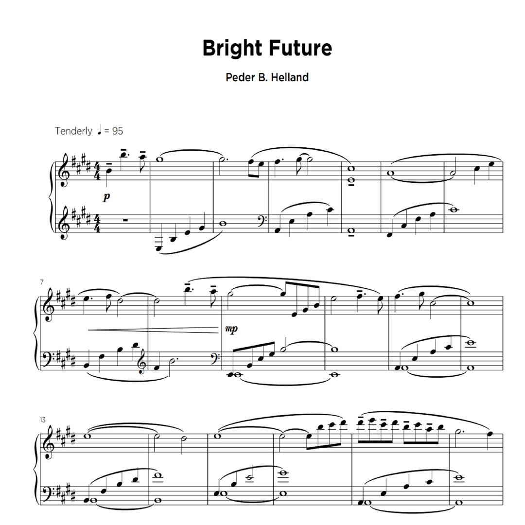 Bright Future - Sheet Music (PDF) | By Peder B. Helland – Soothing ...