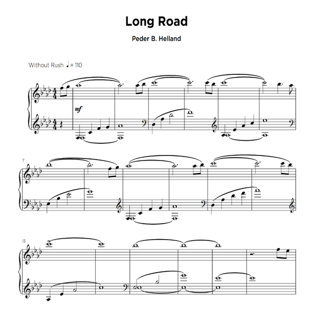 Long Road - Sheet Music