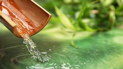 Bamboo Water Fountain and Healing Piano Music • Soothing Relaxation