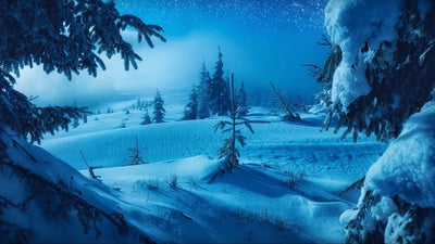 Calm Piano Music with Beautiful Winter Photos • Soothing Music for Studying, Relaxation or Sleeping