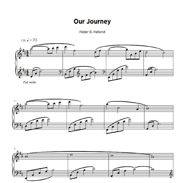 Our Journey - Sheet Music